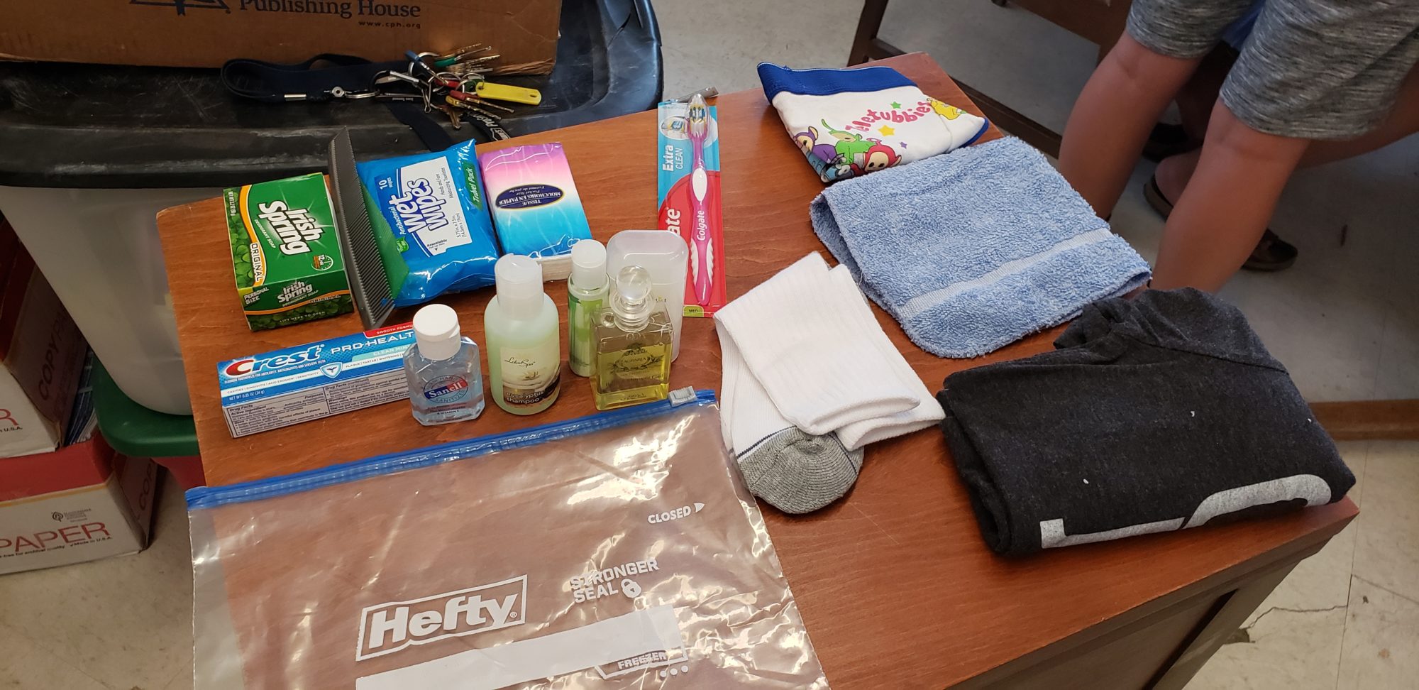 Hygiene Kits for Kids Ysleta Lutheran Mission Human Care